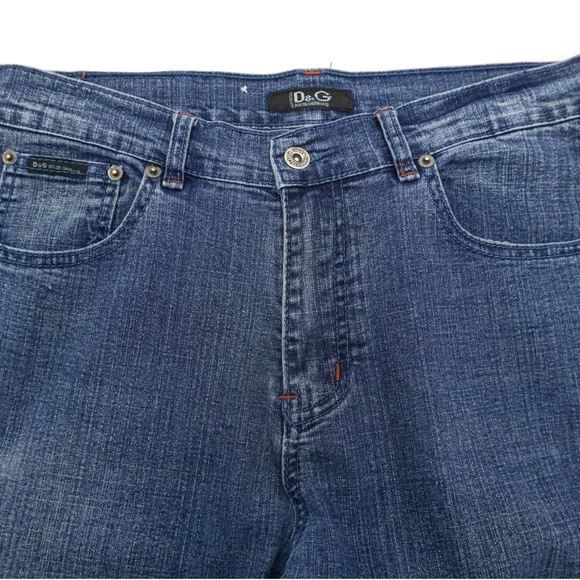 D&G DOLCE & GABBANA Ladies Classic Mid-Rise Blue Jeans - Picture 8 of 15